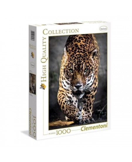 Clementoni - Puzzle 1000 pieces - La marche du Jaguar - Animaux - Adulte - Fabriqué en Italie