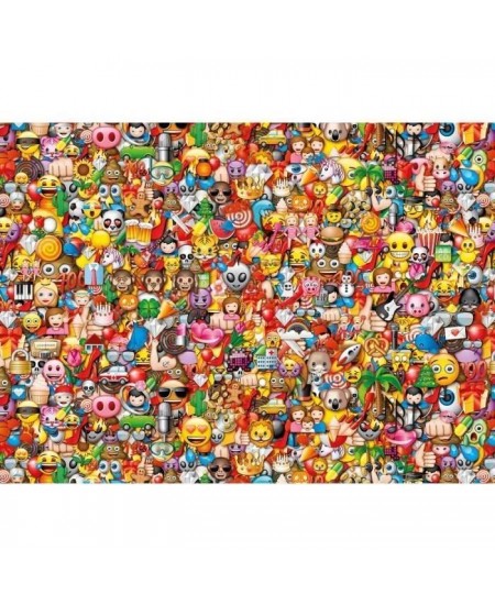 Puzzle Emoji 1000 pieces - Clementoni - Impossible Puzzle - Pour adultes - 14 ans et plus