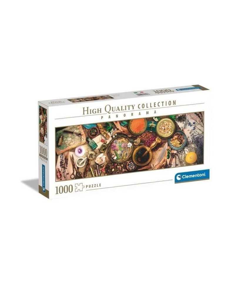 Puzzle panoramique 1000 pieces - Clementoni - Herbalist Desk - Nature morte et objets - Multicolore - 98 x 33 cm