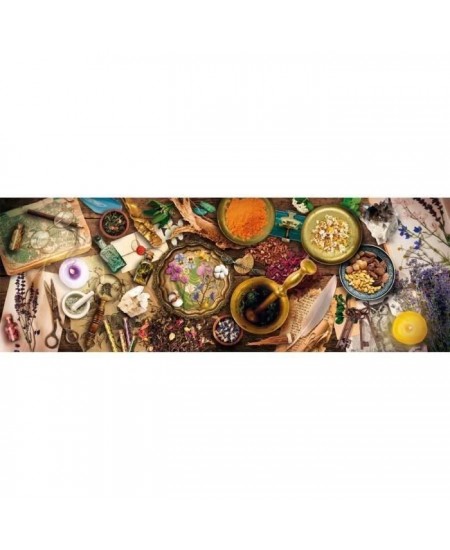 Puzzle panoramique 1000 pieces - Clementoni - Herbalist Desk - Nature morte et objets - Multicolore - 98 x 33 cm