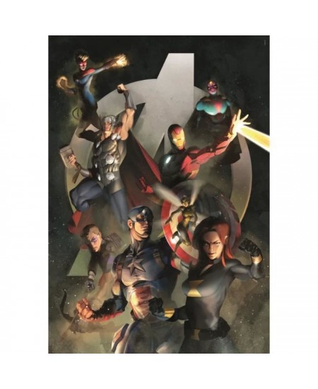 Clementoni - 1000p Marvel Les Avangers - 70 x 50 cm - Avec poster