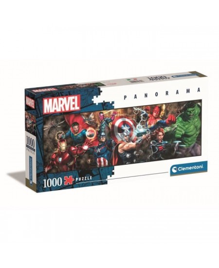 Clementoni - 1000p Pannorama Marvel - 98 x 33 cm