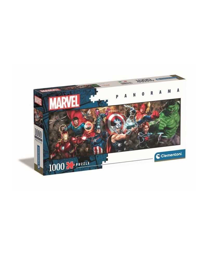 Clementoni - 1000p Pannorama Marvel - 98 x 33 cm