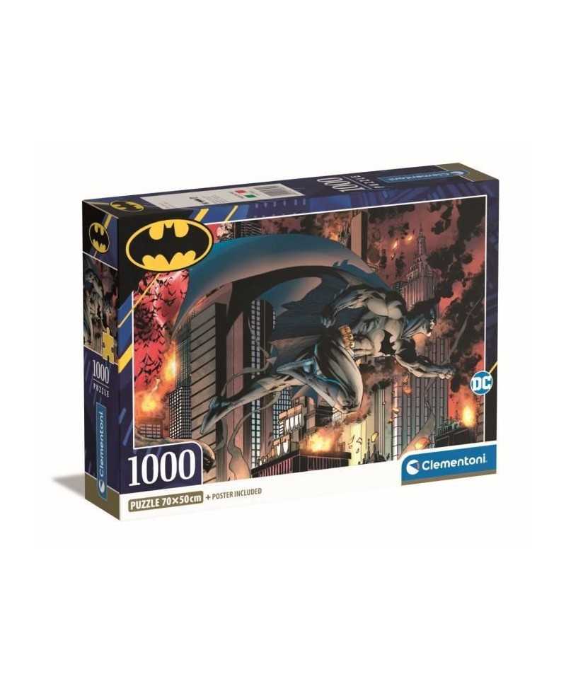 Clementoni - 1000p Batman - 70 x 50 cm - Avec poster