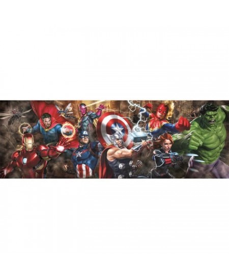 Clementoni - 1000p Pannorama Marvel - 98 x 33 cm