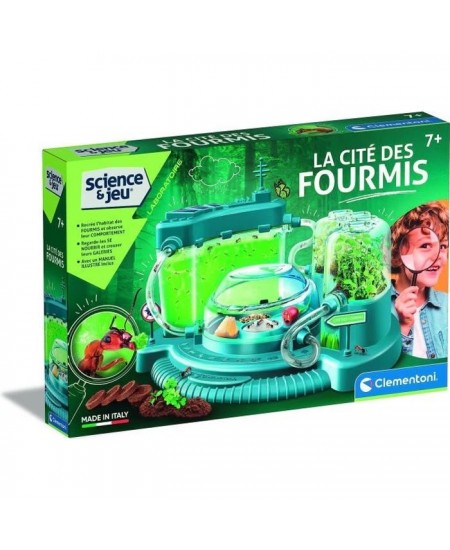 Clementoni - Sciences et Jeu - La cité des fourmis - Observatoire de fourmies - Fabriqué en Italie