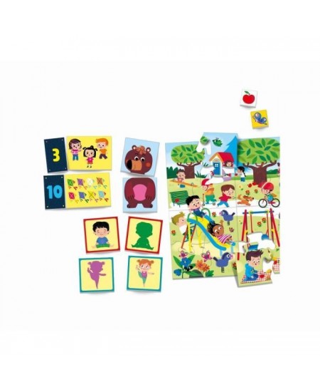 Clementoni - Coffret de 8 jeux en 1 - Jeux éducatifs formes, couleurs, nombres, quantités - Dés 3 ans