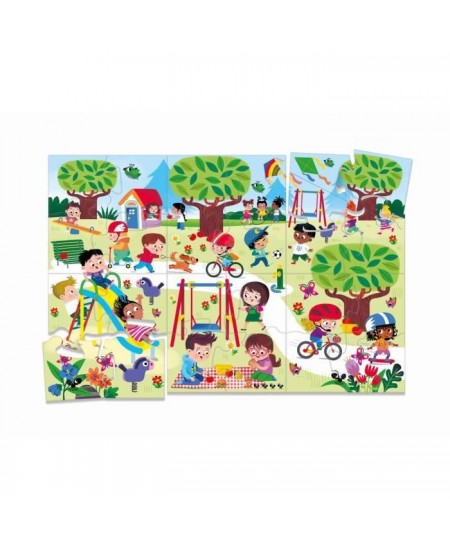 Clementoni - Coffret de 8 jeux en 1 - Jeux éducatifs formes, couleurs, nombres, quantités - Dés 3 ans