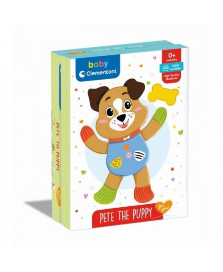 Peluche Chiot - Coffret Cadeau - Clementoni - Des la Naissance