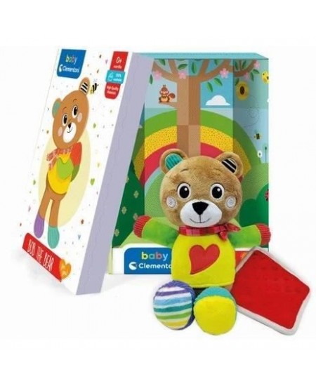 Peluche Ourson - Coffret Cadeau - Clementoni - Des la Naissance