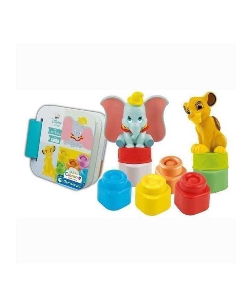 Coffret Disney Classics Clemmy - Disney Baby - Clementoni - 6 cubes - Fabriqué en Italie