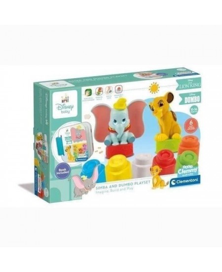 Coffret Disney Classics Clemmy - Disney Baby - Clementoni - 6 cubes - Fabriqué en Italie