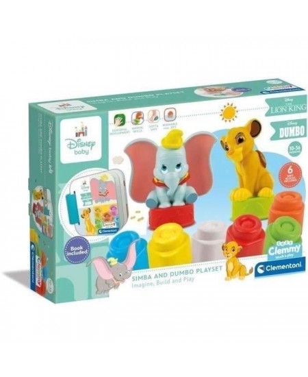 Coffret Disney Classics Clemmy - Disney Baby - Clementoni - 6 cubes - Fabriqué en Italie