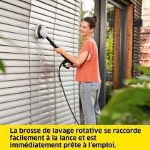 Brosse rotative - KARCHER - WB 130 - Coque transparente - Noir - Allem