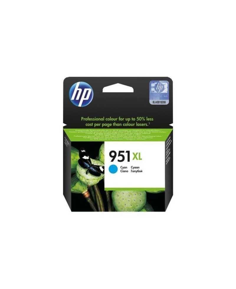 HP 951XL Cartouche d'encre cyan grande capacité authentique (CN046AE) pour HP OfficeJet Pro 251dw/276dw/8100/8600