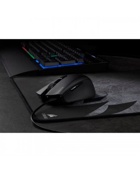 CORSAIR Souris Gamer Optique HARPOON RGB PRO FPS/MOBA - Rétroéclairé Backlit RGB LED - 12000 DPI - Noir (CH-9301111-EU)