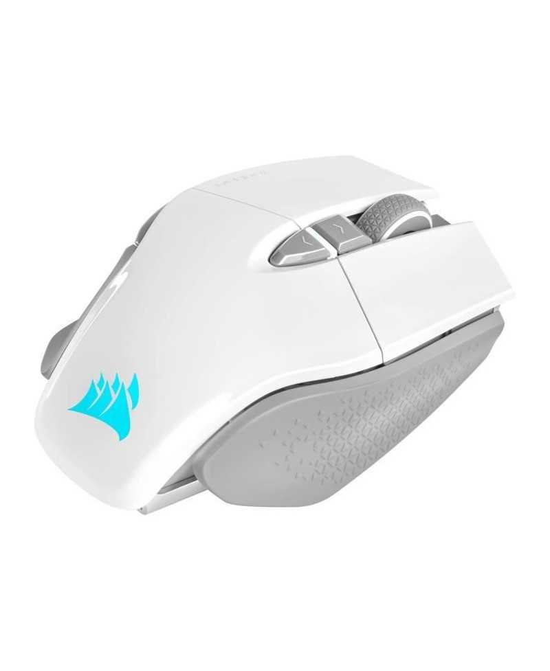 Souris Gaming - Sans fil - CORSAIR - M65 RGB Ultra Wireless - Blanc - (CH-9319511-EU2)