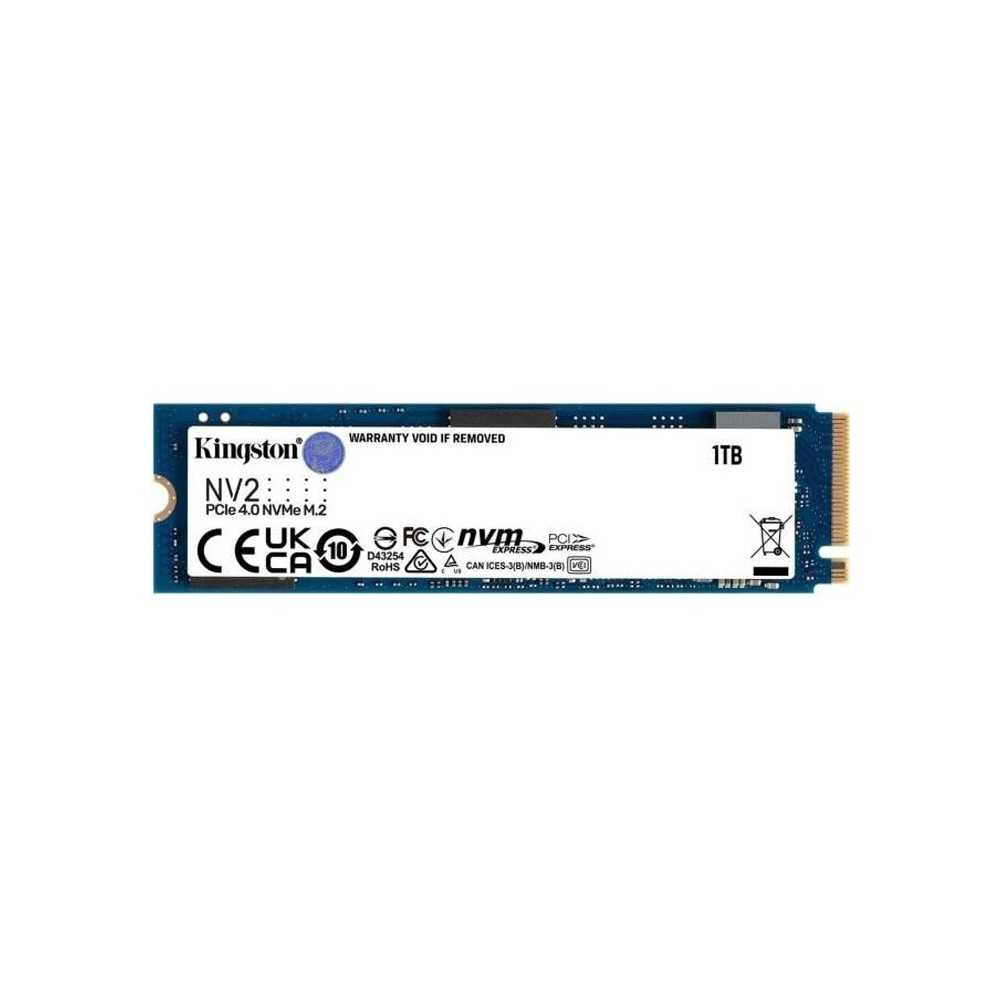 Kingston NV2 NVMe PCIe 4.0 SSD Interne 1To M.2 2280 -SNV2S/1000G