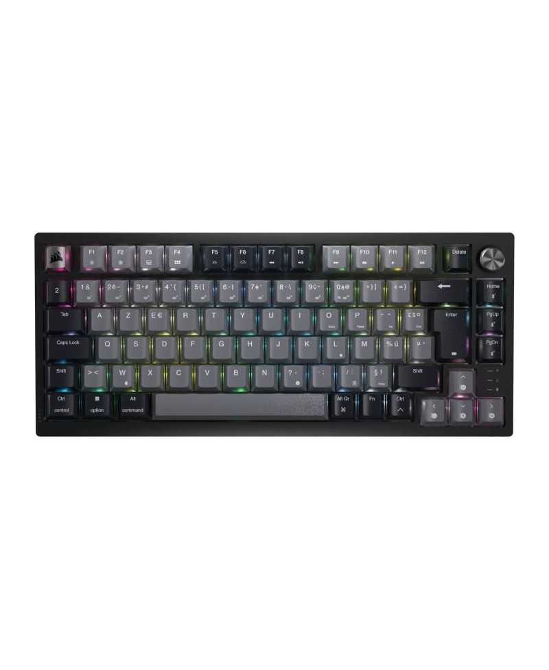 Clavier gaming mécanique sans fil - CORSAIR - K65 PLUS WIRELESS - Noir et gris