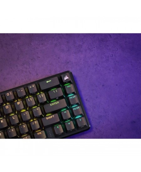 Clavier gaming optique et mécanique - CORSAIR - K65 PRO MINI - Rétroéclaire LED RGB - Switchs CORSAIR OPX - Noir