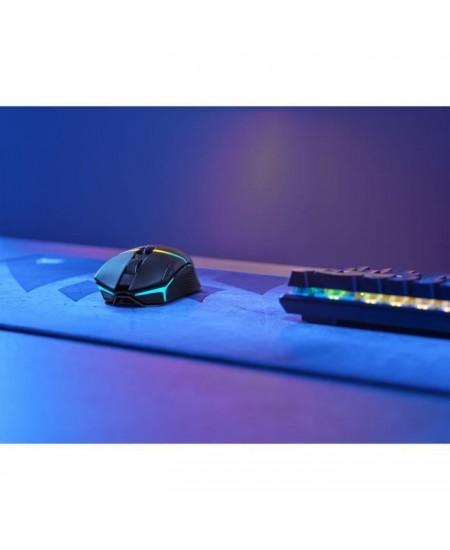 Souris gaming sans fil - CORSAIR - NIGHTSABRE WIRELESS - RGB - Noir