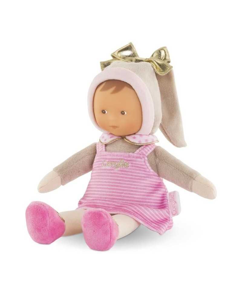 Mon Doudou COROLLE - Miss Rayée Reves d'Etoiles - 25 cm - petite poupée - senteur de vanille - des la naissance