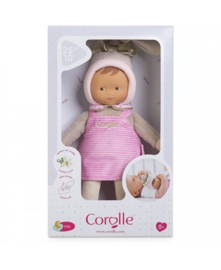 Mon Doudou COROLLE - Miss Rayée Reves d'Etoiles - 25 cm - petite poupée - senteur de vanille - des la naissance