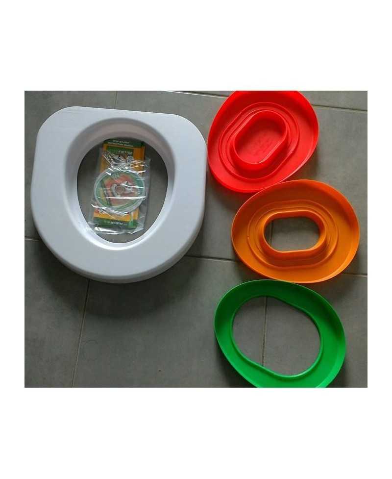 LITTER KWITTER Kit d'apprentissage a l'utilisation des toilettes de la maison - Pour chat