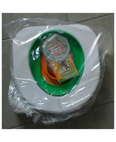 LITTER KWITTER Kit d'apprentissage a l'utilisation des toilettes de la maison - Pour chat