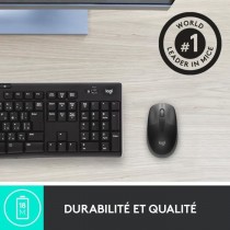 Souris sans fil ergonomique - Logitech - M190 - Noir