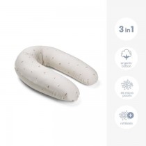 doomoo Coussin de maternité et d'allaitement Buddy - Confort optimal pour maman et bébé, Mushrooms