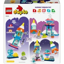 LEGO 10422 DUPLO L'Aventure en Navette Spatiale 3-en-1, Jouet de Const