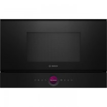 Micro-ondes simple Encastrable - BOSCH SER8 - BFL7221B1 Noir - Vol four: 21l - 1 mode de cuisson - H382xL594xP318mm