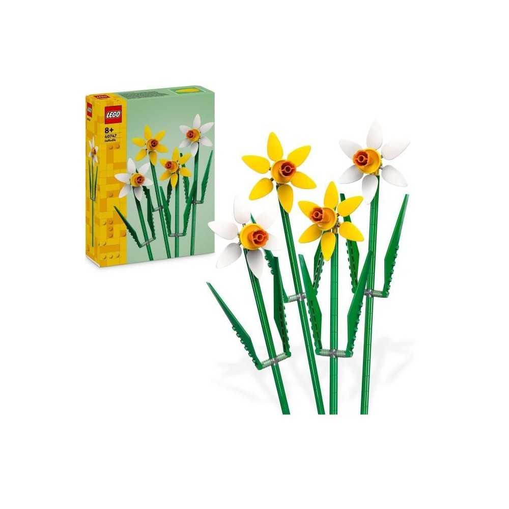 LEGO 40747 Creator Les Jonquilles, Kit de Construction de Fleurs Artif