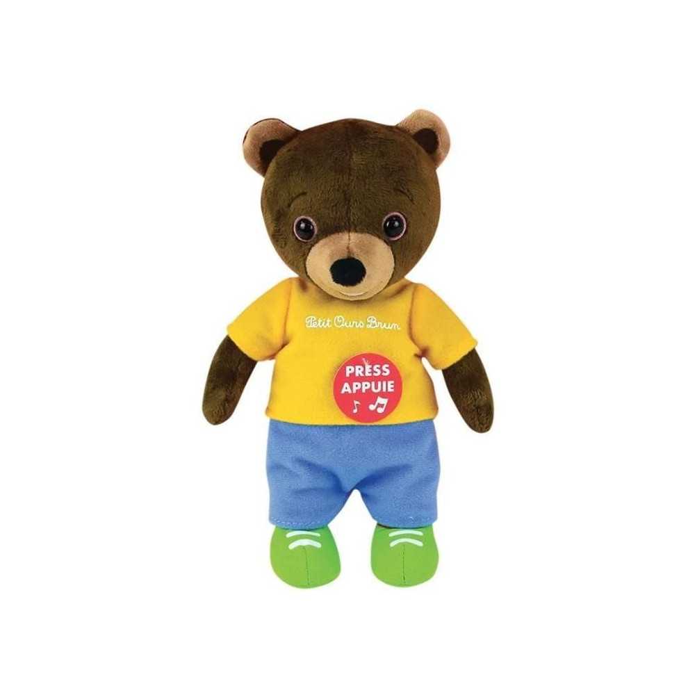 PETIT OURS BRUN Peluche Musicale Pour Enfants - 22 cm