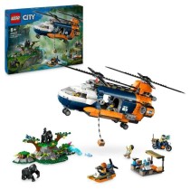 LEGO City 60437 L'hélicoptere de l'explorateur de la jungle au camp d