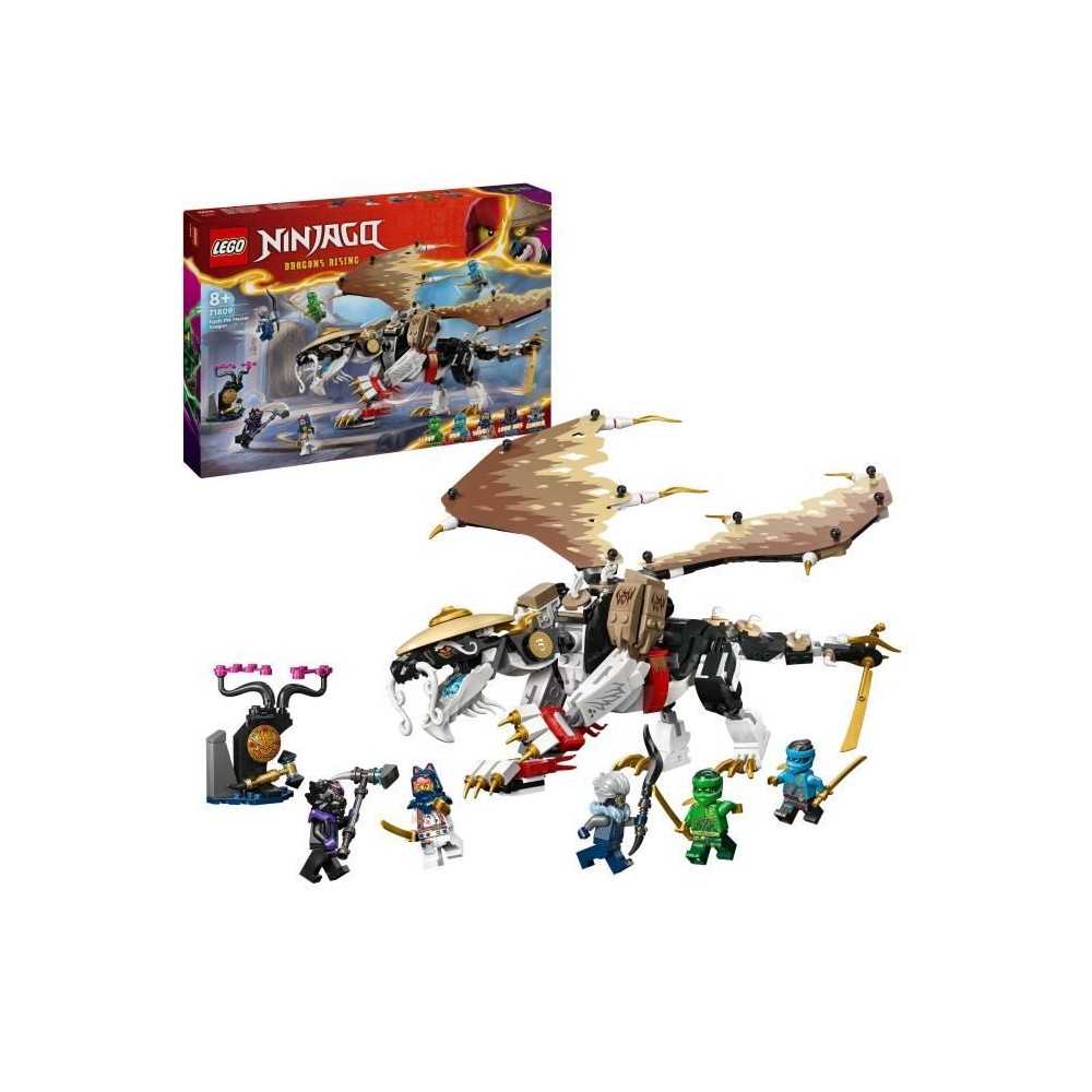 LEGO 71809 NINJAGO Egalt le Maître Dragon, Jouet Ninja avec 5 Minifig