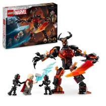 LEGO Marvel 76289 Figurine de Thor contre Surtur a construire, Set de