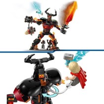 LEGO Marvel 76289 Figurine de Thor contre Surtur a construire, Set de