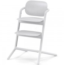 CYBEX - Chaise haute évolutive - Pack 3 en 1 - LEMO 2 - Blanc - Réglable en hauteur et en profondeur - Set bébé inclus