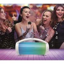 FLASHBOOM Enceinte Bluetooth portable entierement lumineuse avec micro