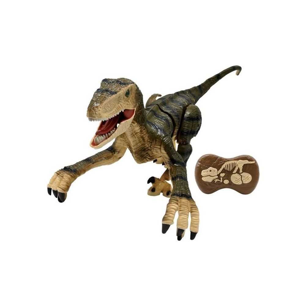 Dinosaure de simulation télécommandé - LEXIBOOK - Velociraptor 45 c