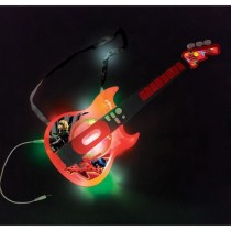 Guitare électronique lumineuse avec lunettes équipées d'un micro -