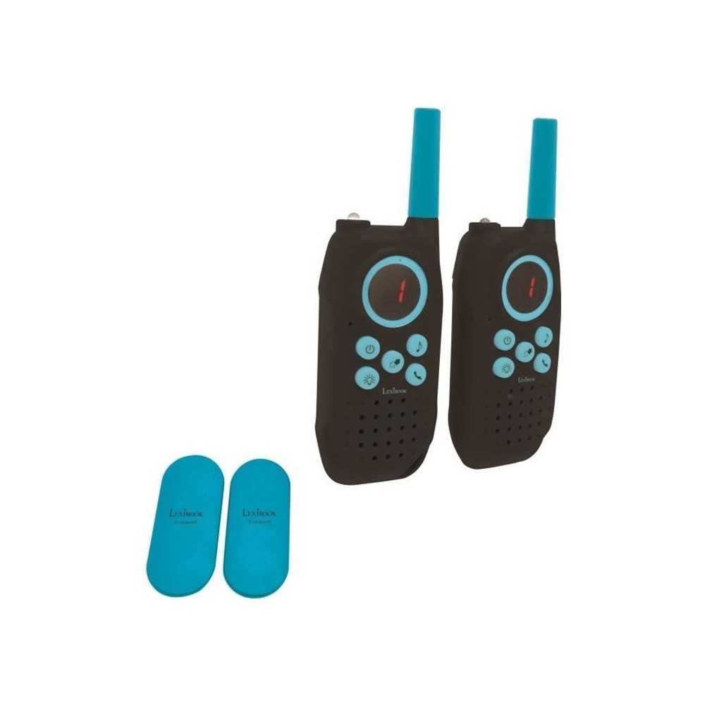 Talkies-walkies LEXIBOOK noirs - Portée 5 km - Fonction communication