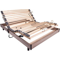 Ensemble relaxation matelas + sommier électrique 140x190 - Mousse - F