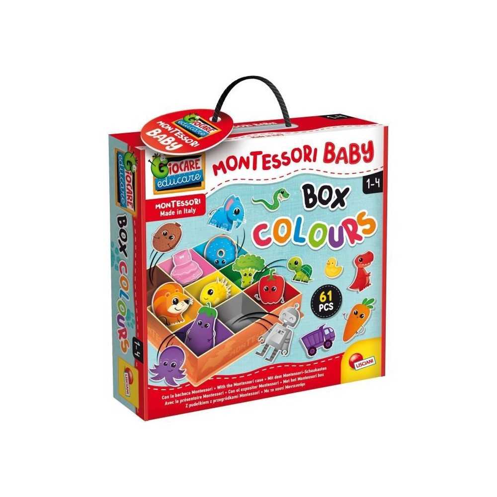 Box Colours - jeux d'apprentissage - basé sur la méthode Montessori