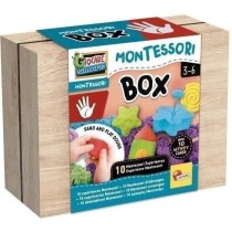 Kit Montessori tactile avec sable cinétique et moules - LISCIANI -