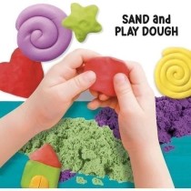 Kit Montessori tactile avec sable cinétique et moules - LISCIANI -