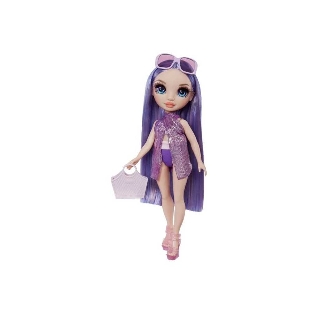 Rainbow High Swim & Style - Poupée mannequin ariculée 27 cm - Violet