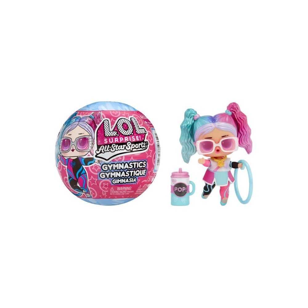 LOL Surprise All Star Sports - Gymnastique - Poupée 7,5cm -Boule se t